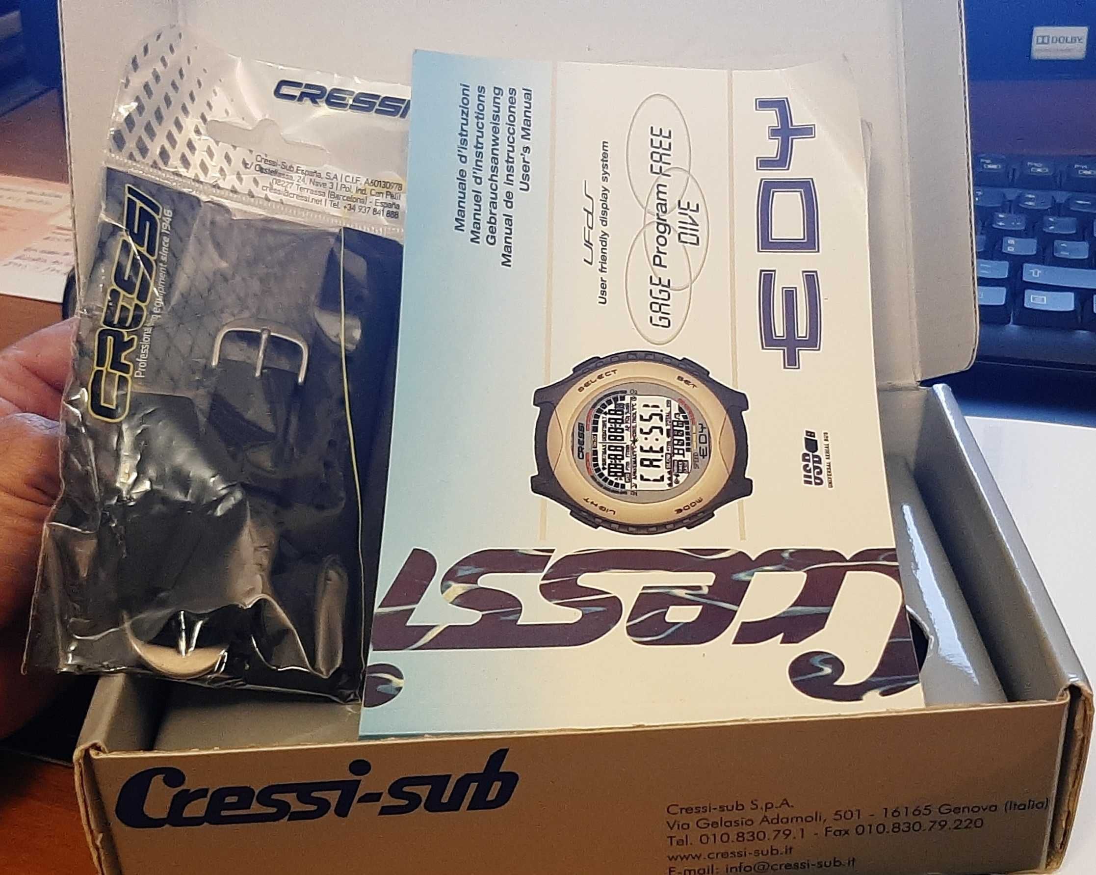 CRESSI EDDY computador mergulho como novo