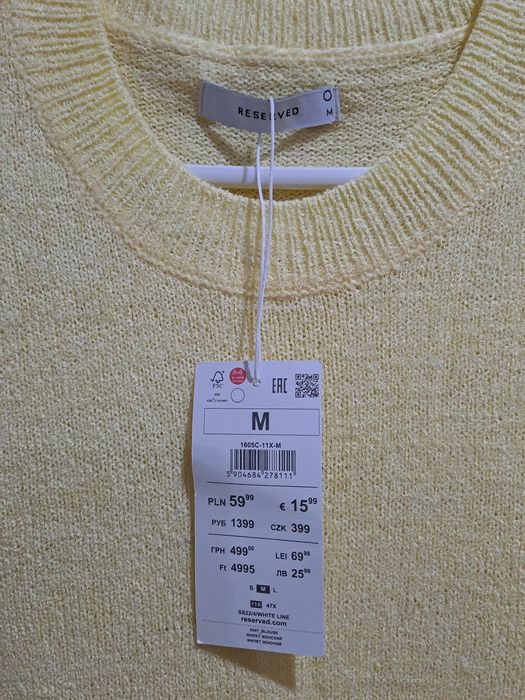 (585) Bezrękawnik damski r.M Reserved