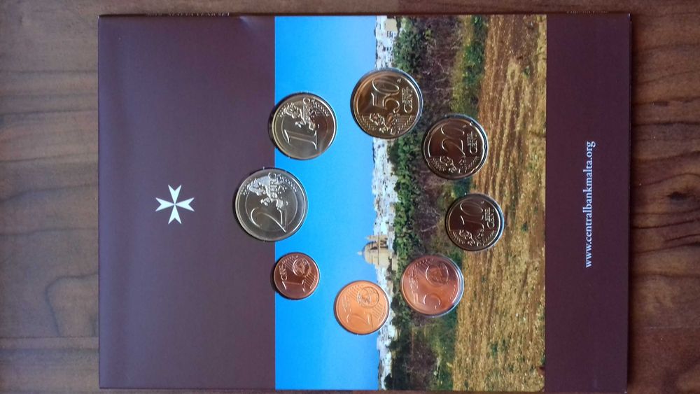Carteira Moedas Malta 2019