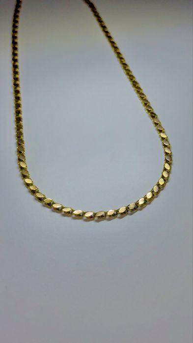 Złoty łańcuszek, 14k pr.585, waga 7.61g, dł. 45cm, szer. 4mm