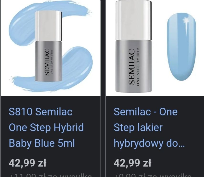 Semilac One Step Hybrid baby blue