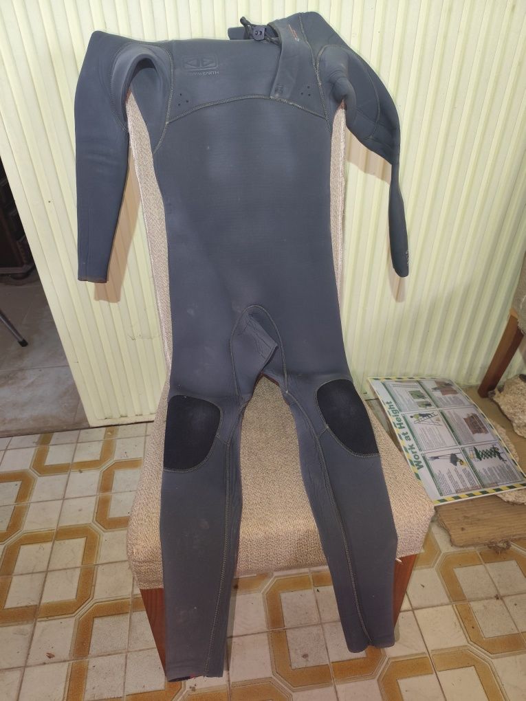 Fato de surf Ocean Earth Zero Zip 3/2 Steamer
