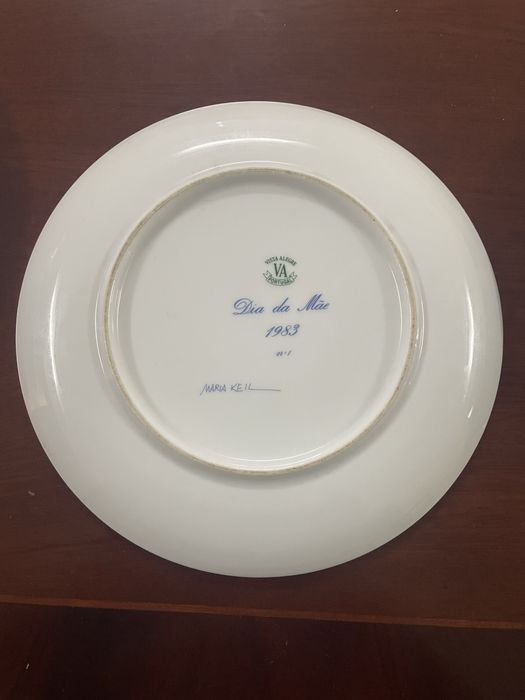 Pratos da Vista Alegre, João Paulo,dia da mae II  nº 18 e 27