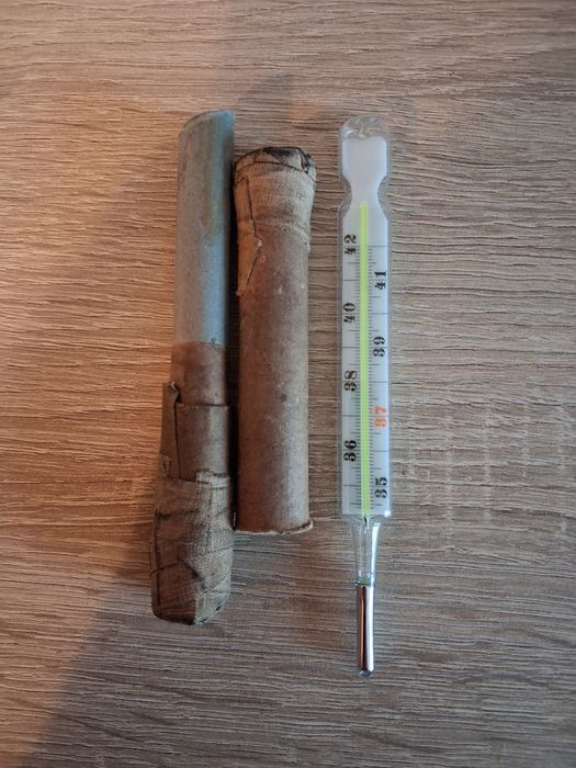 Wehrmacht termometr medyczny szklany