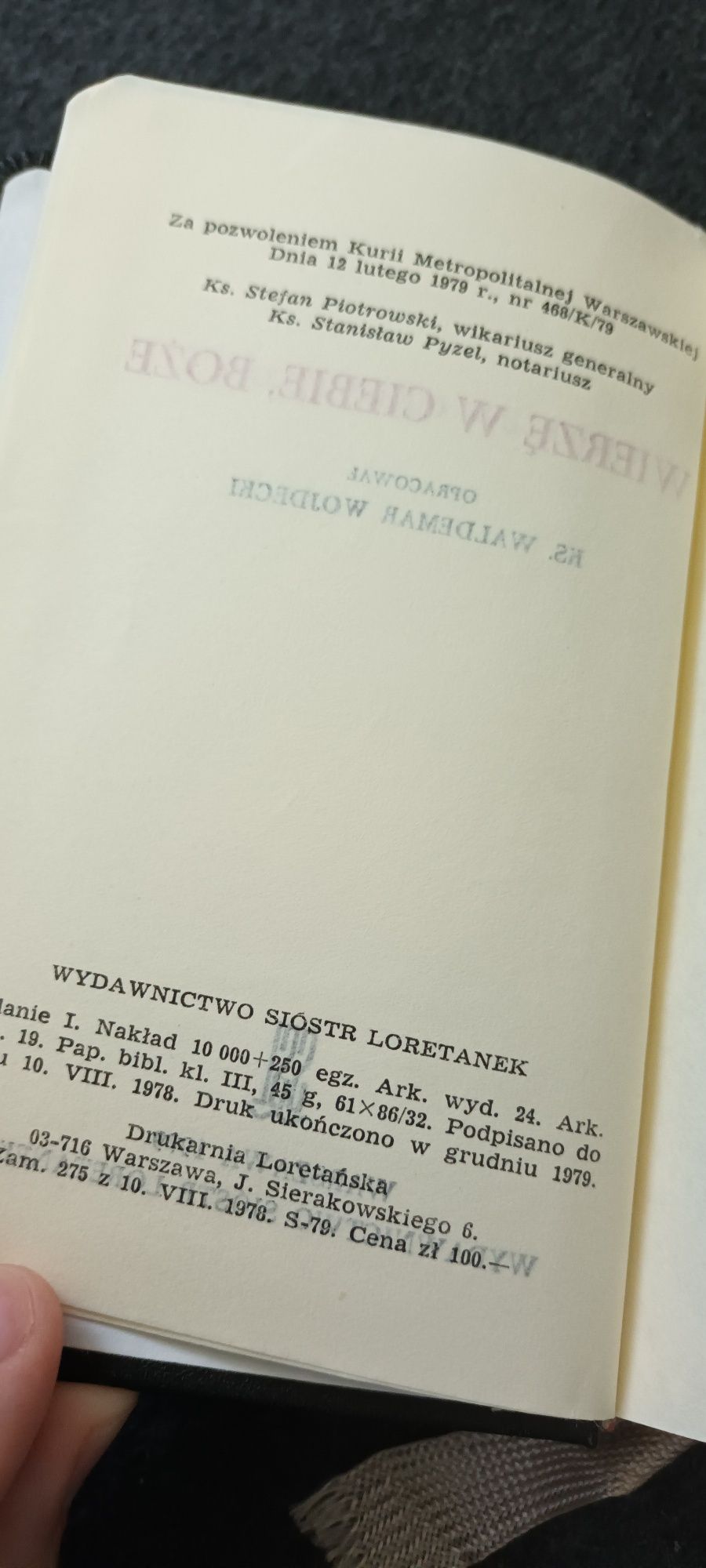 Wierzę w Ciebie Boże / Ks. Waldemar Wojdecki / 1979 / Siostry Loretank