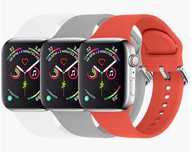 Zestaw 3 pasków silikonowych kompatybilnych z Apple Watch 38/40mm