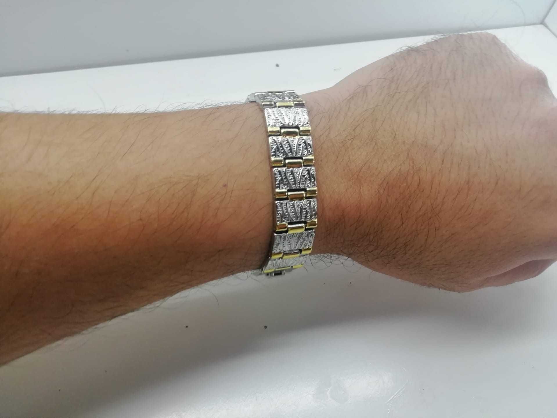 Pulseira Equilíbrio (Nova) Prateada e dourada