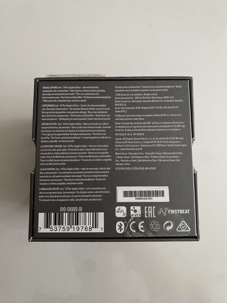 Garmin Fēnix 5X Plus Sapphire Edition, stan bardzo dobry