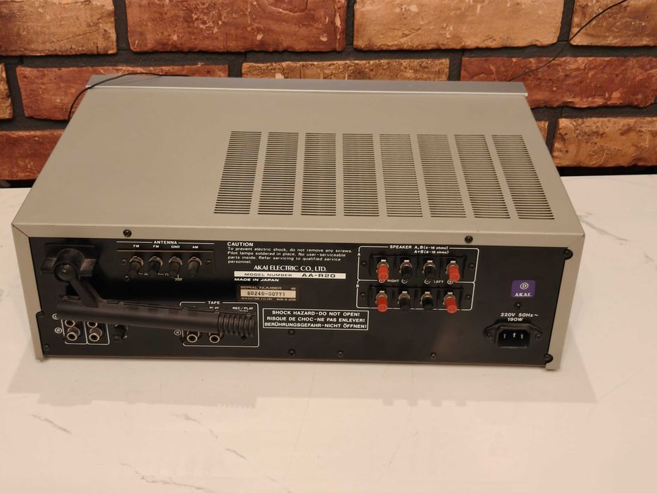 AKAI AA-R20 ! Rzadki amplituner VINTAGE ! OKAZJA