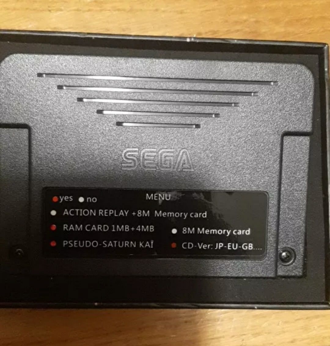 Sega Saturn Cartucho memória