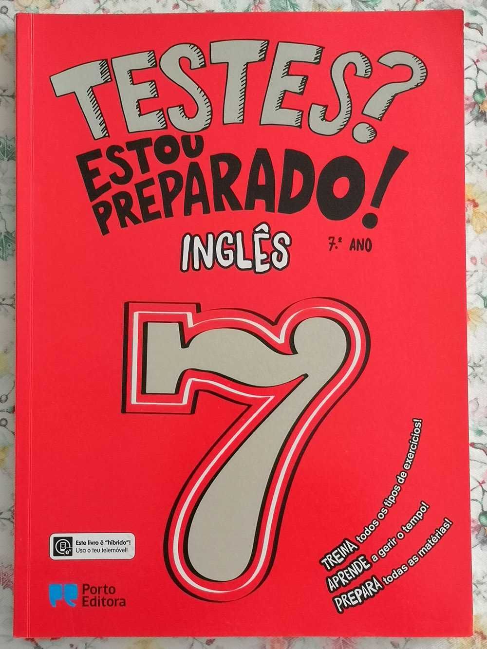 Livro "Testes? Estou preparado! - Inglês 7º ano"