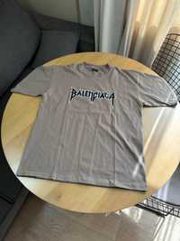 Balenciaga Metal Distressed Brown Tee оригинал футболка баленсиага