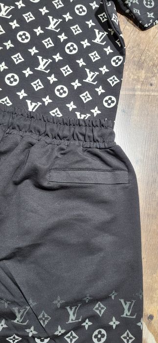 Komplet męski bawełna premium koszulka spodenki ombre XXL