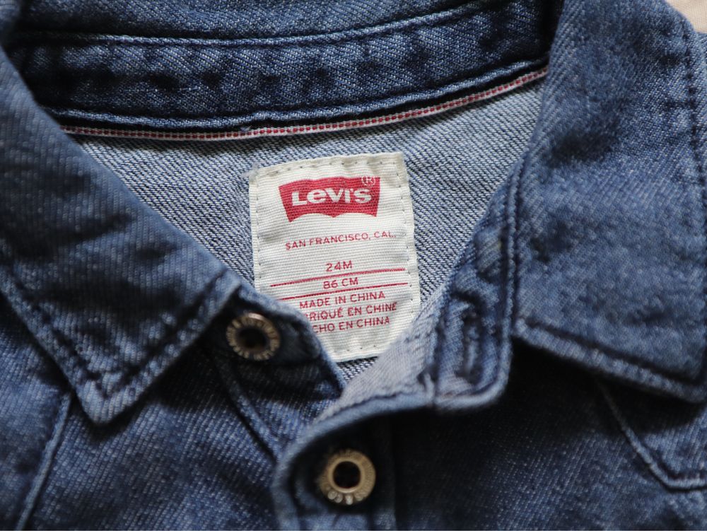 Levi’s 24m 86 cm koszula jeansowa niebieska chłopięca