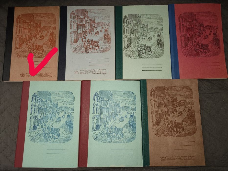 Zeszyt w kratkę B5. Brulion 160 kartek z PRL'u.