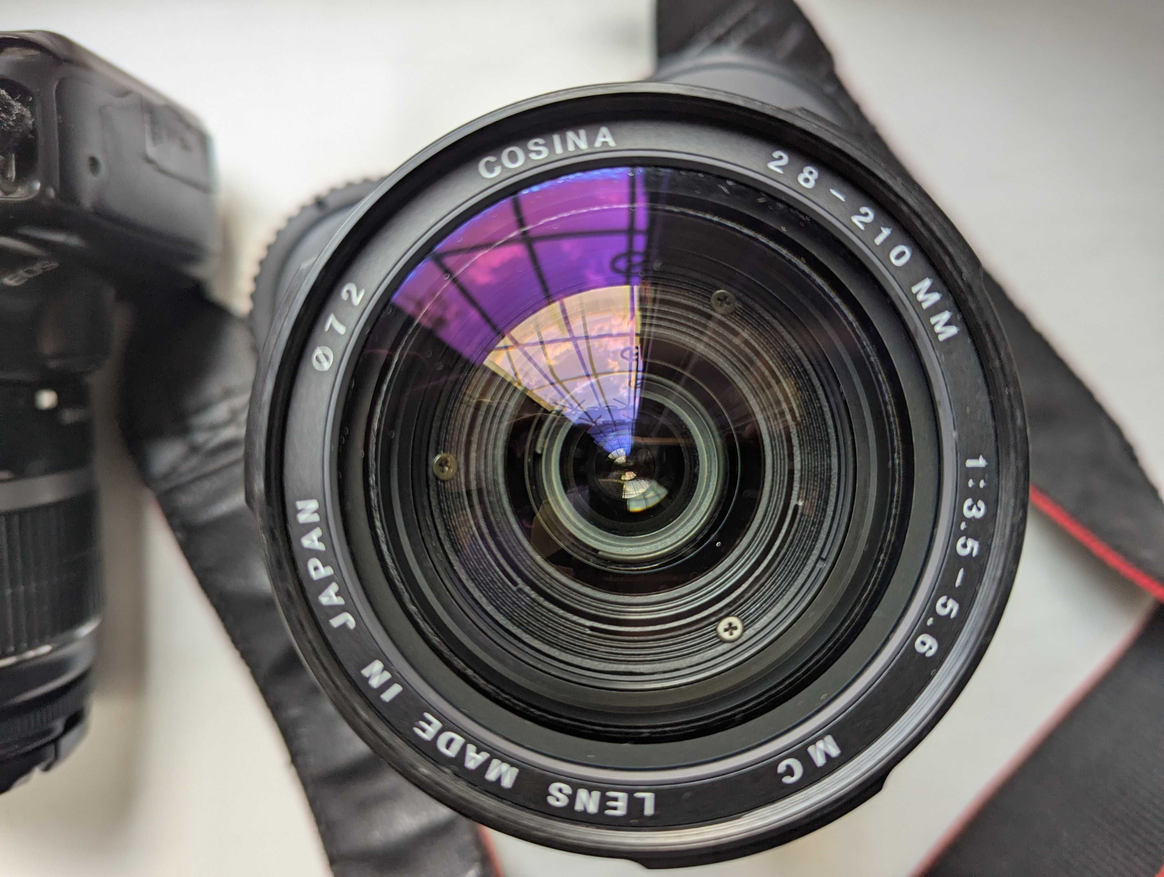 Фотоаппарат Canon EOS 450D + 2 объектива + видеокамера