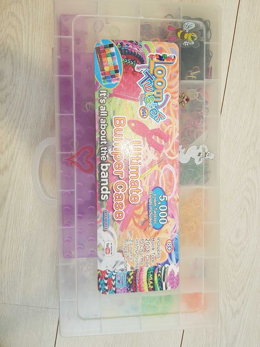 Набор/органайзер резинок для плетения + сам станок