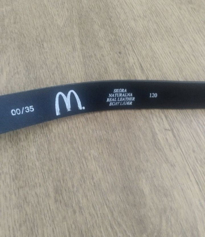 Pasek skórzany do spodni McDonald's