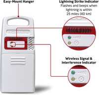 Detetor de raios Acurite 06045M com Sensor Humidade e Temperatura