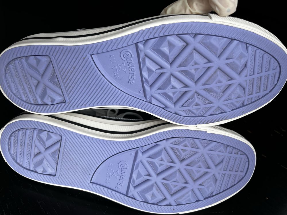 Converse białe letnie siatka 38r