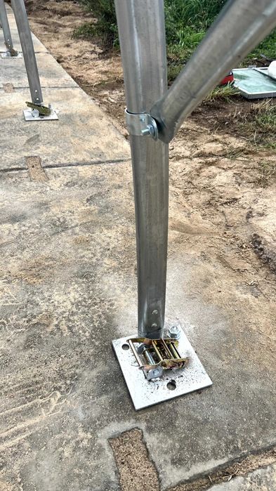 Hala namiotowa łukowa 9,15x12x4,5m magazyn wiata konstrukcja ocynkowan