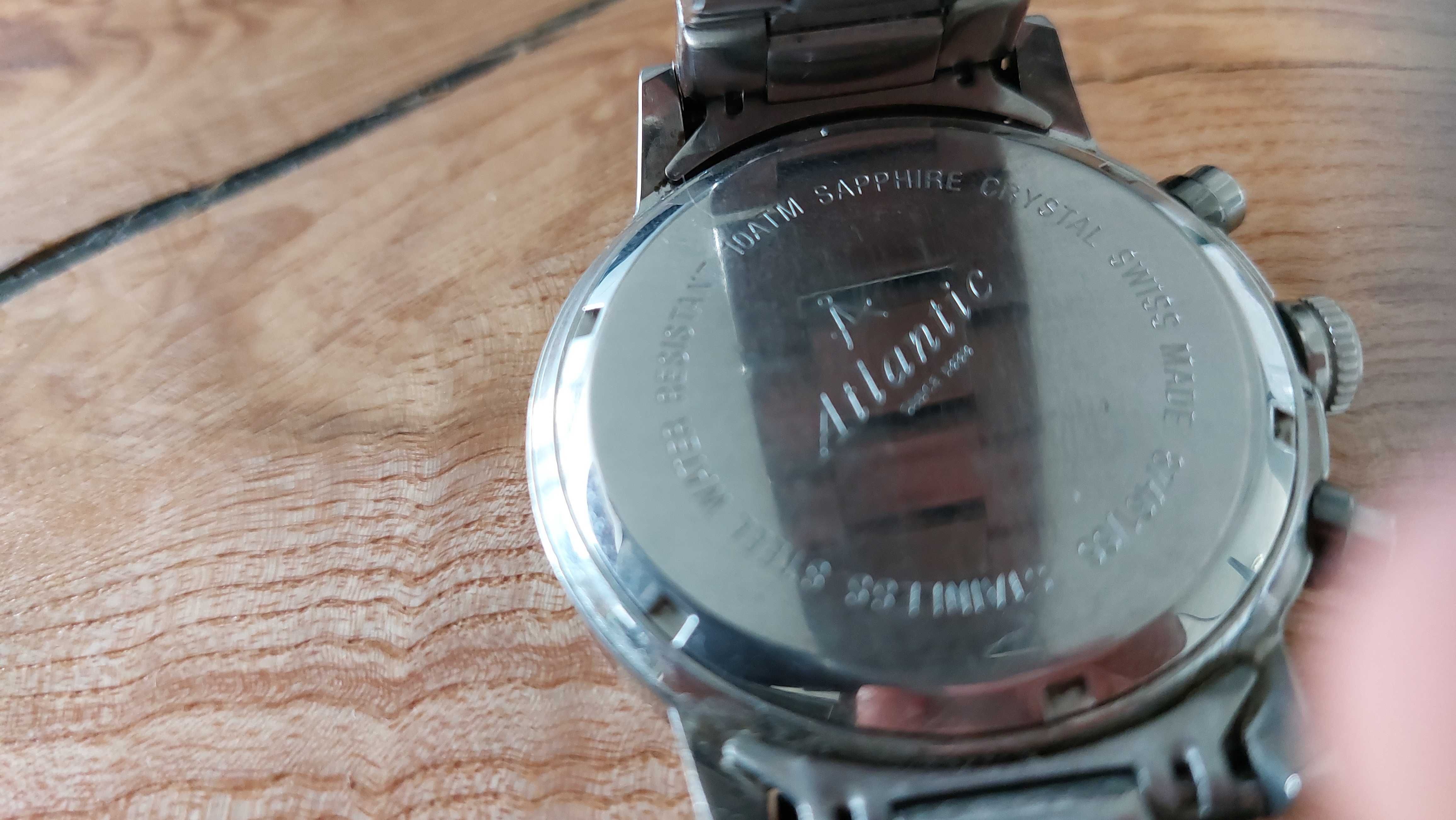 Szwajcarski Zegarek Atlantic seasport 87461  87461/66 Chronograph