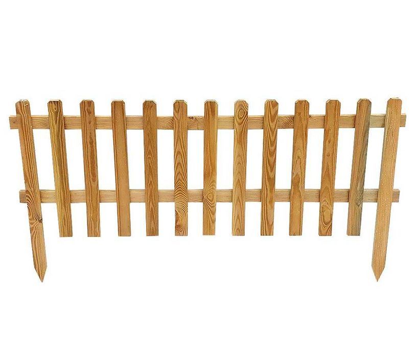 Płot sztachetowy drewniany Minipłotek 65/45 x 120 cm