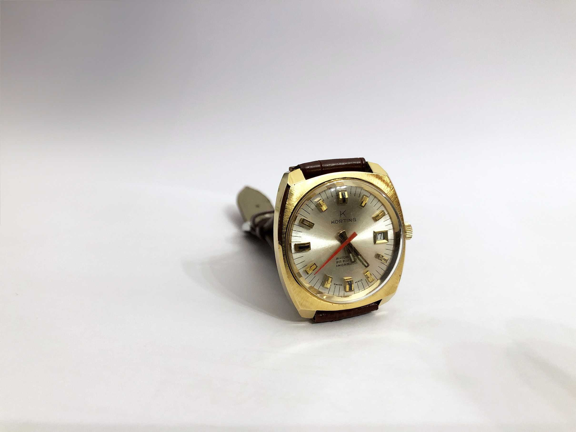 Relógio Homem - Automático - Dourado - Korting - Suíço - Cal ETA 2783