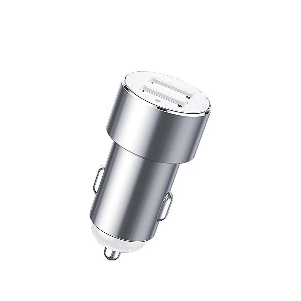 Rozdzielacz Baseus CRDYQ-0S 2x gniazdo zapalniczki 80W 2x USB-A 3.1A -