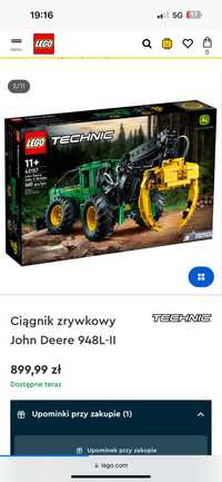 Lego 42157 John Deere WARSZAWA Traktor ciagnik