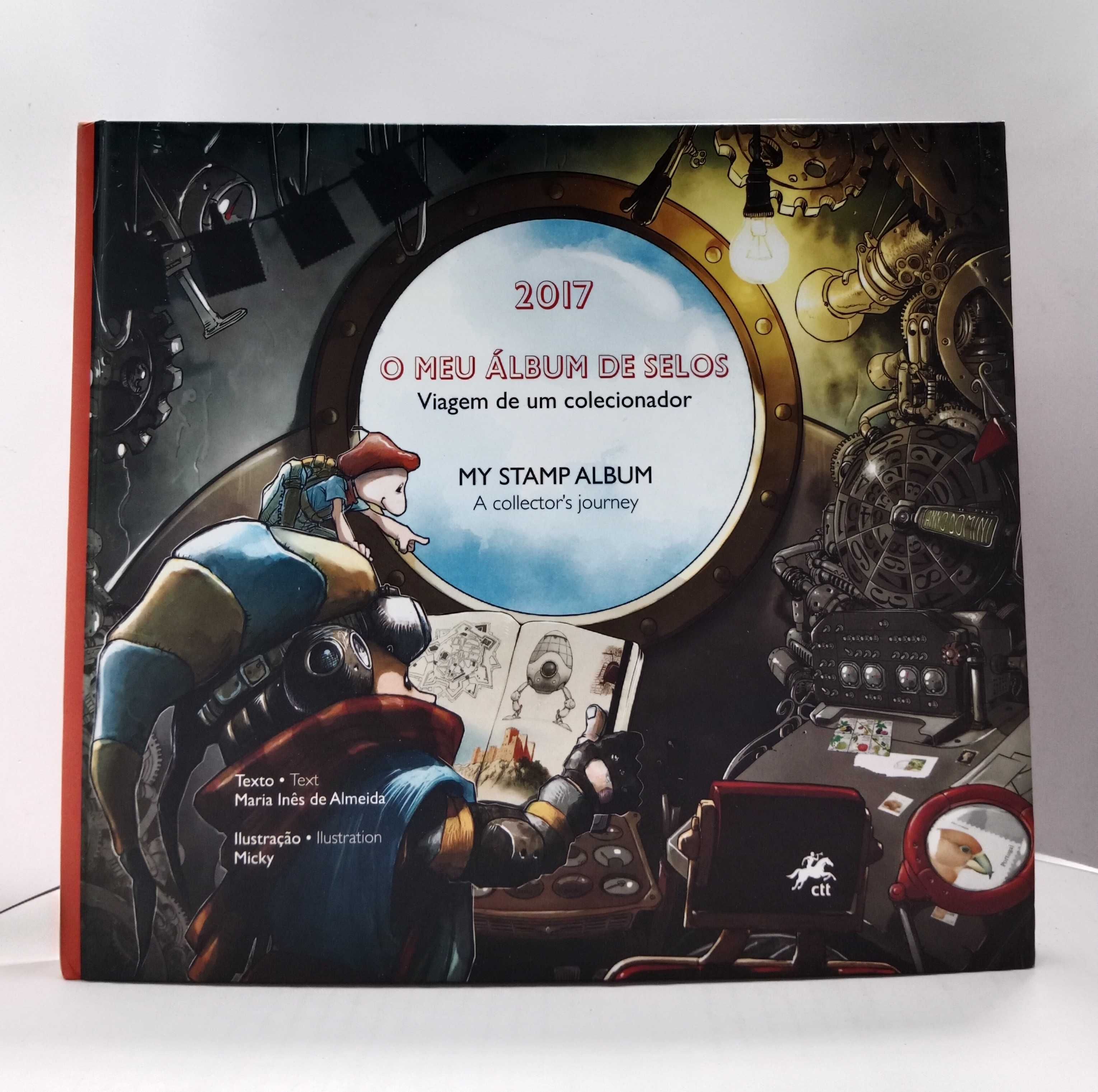 O Meu Álbum de Selos 2017 ( Inclui 37 selos )