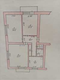 Продам трьох кімнатну квартиру