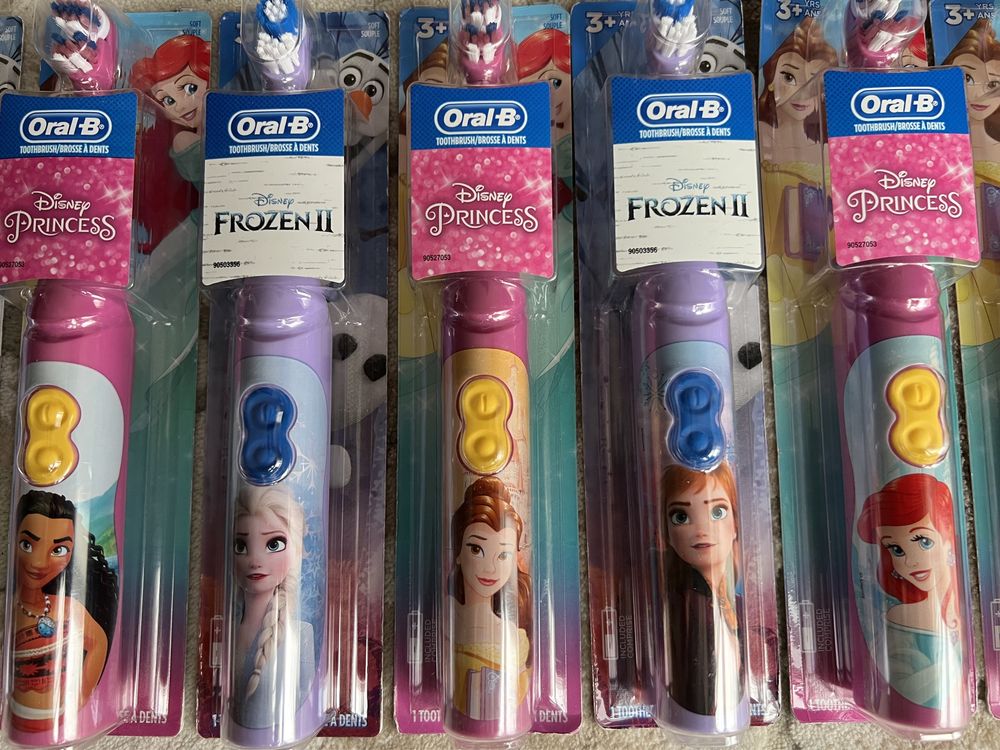 Электрическая зубная щетка Эльза Ариэль Зубная щетка для девочек