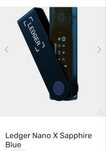Криптокошелек ,аппаратный  кошелек  Ledger Nano X Sapphire Blue