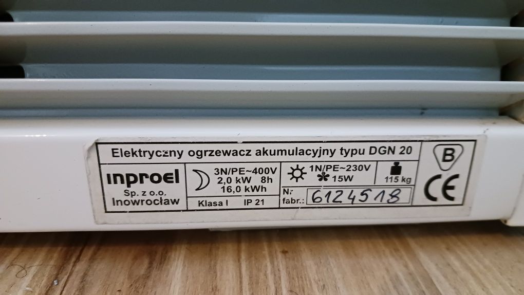 piec akumulacyjny dynamiczny  INPROEL 2kW