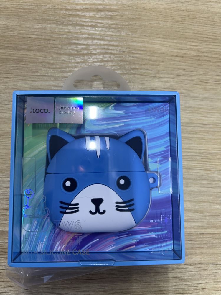 Безпровідні навушники дитячі Bluetooth з мікрофоном Hoco Cat EW46