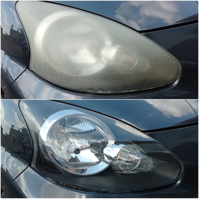Polerowanie reflektorów samochodowych z powłoką ceramiczną