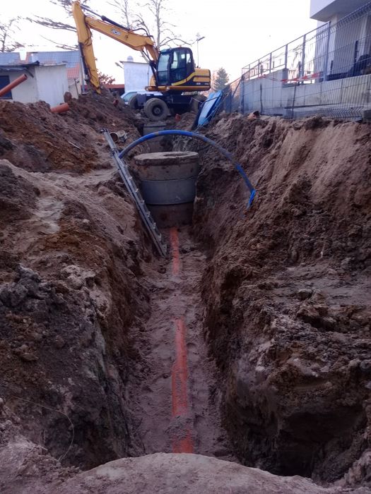 Prace ziemne wykopy niwelacjie rozbiór, wynajem ki i wyburzenia