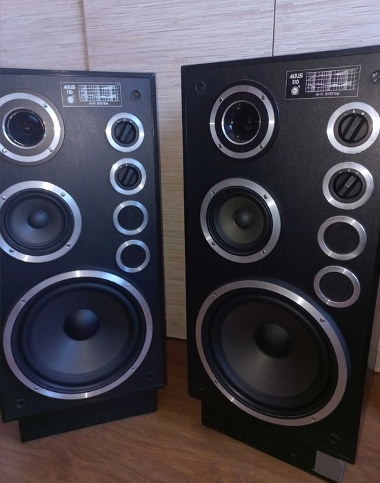 Zestaw Technics + adapter (gramofon) + kolumny Altus – koplet - stereo