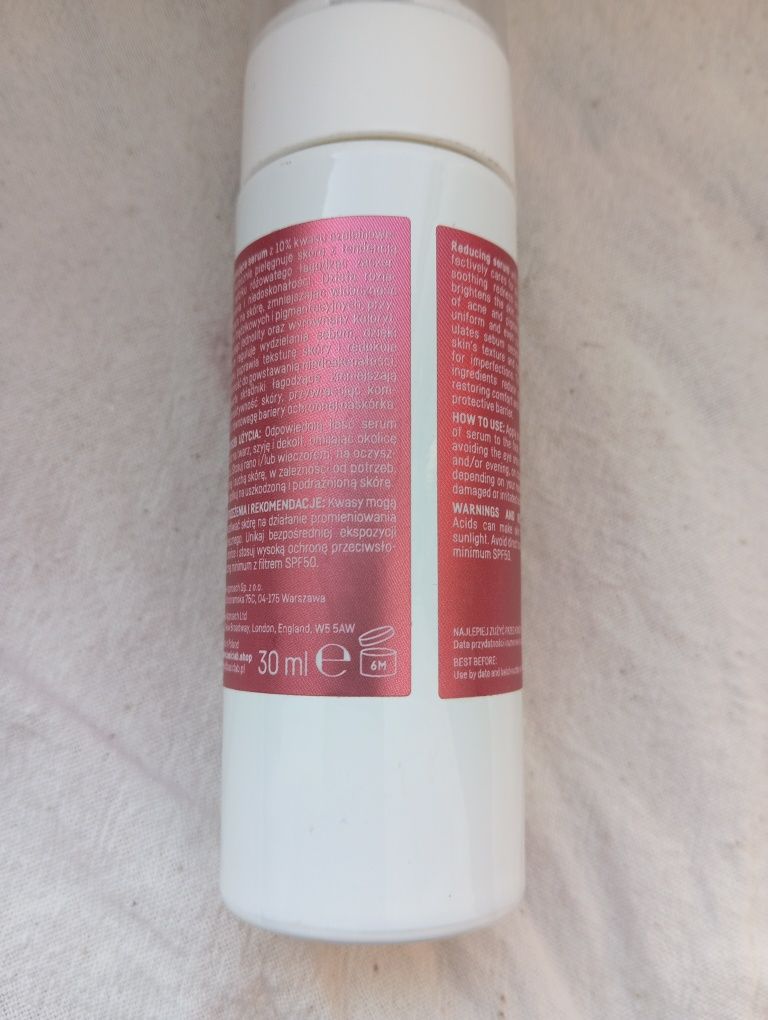 Redukujące serum 10% kwasu azelainowego, BHA, Rozjaśnienienie 30 ml
