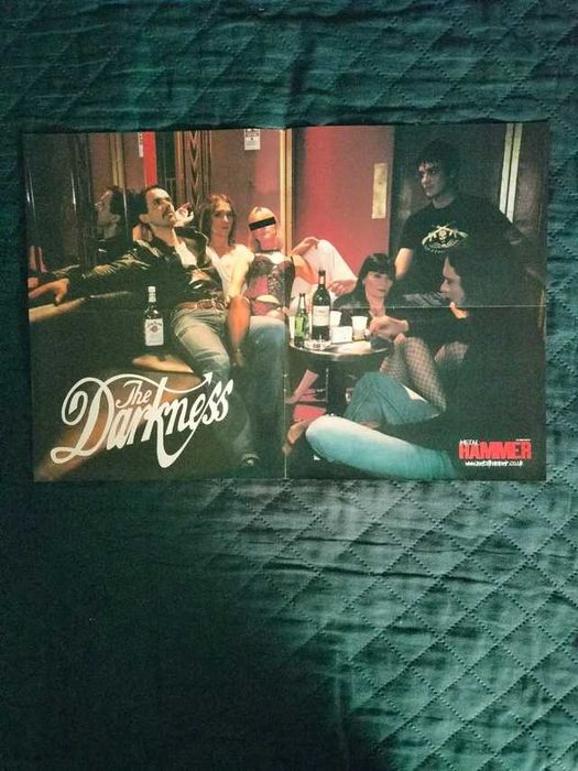 Póster original da banda The Darkness – Rock anos 2000