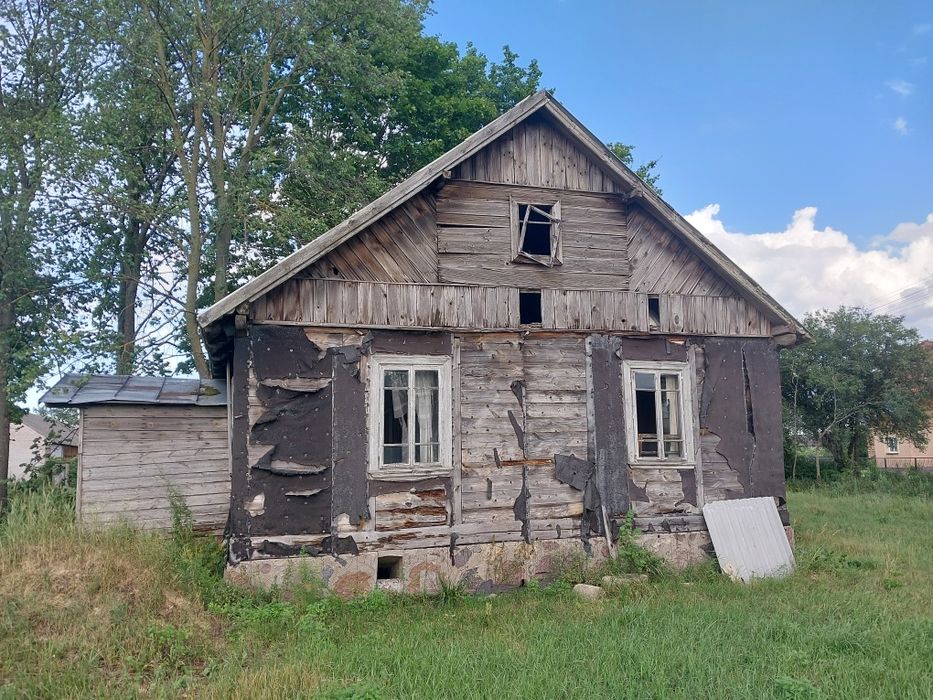 Dom drewniany do rozbiórki