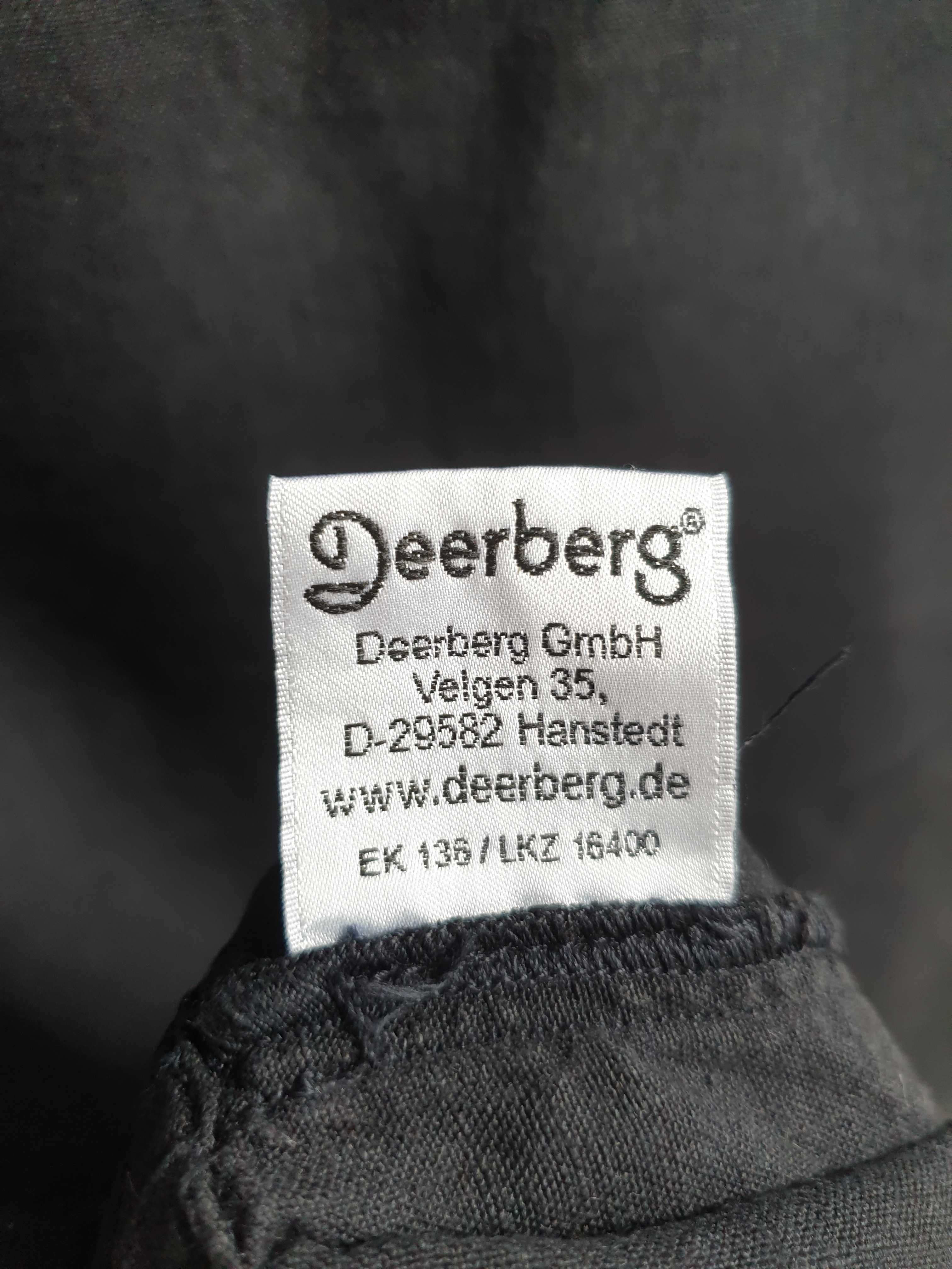 Czarna lniana bluzka na ramiączkach 100% len Deerberg 40