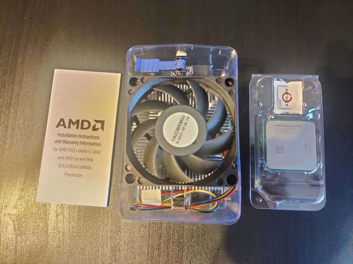 Processador AMD Radeon Athlon 3000G - Novo