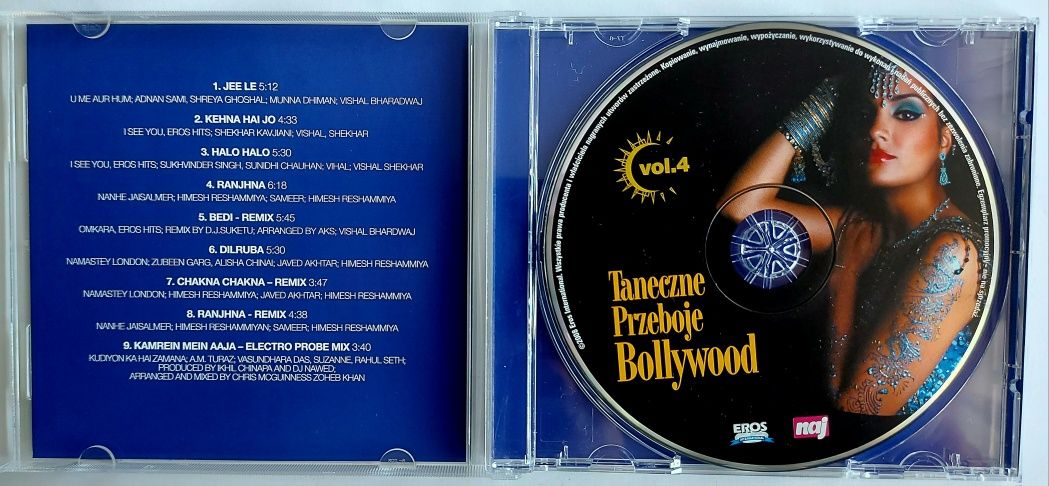 Taneczne Przeboje Bollywood vol. 4 2008r