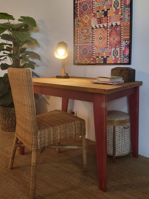 mesa, refeições, secretaria, decoração, rustico