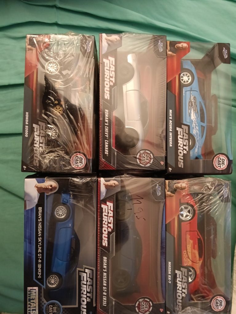 Coleção carros fast and furious