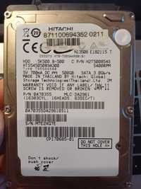 Жорсткий диск HDD HITACHI  500 GB для ноутбука