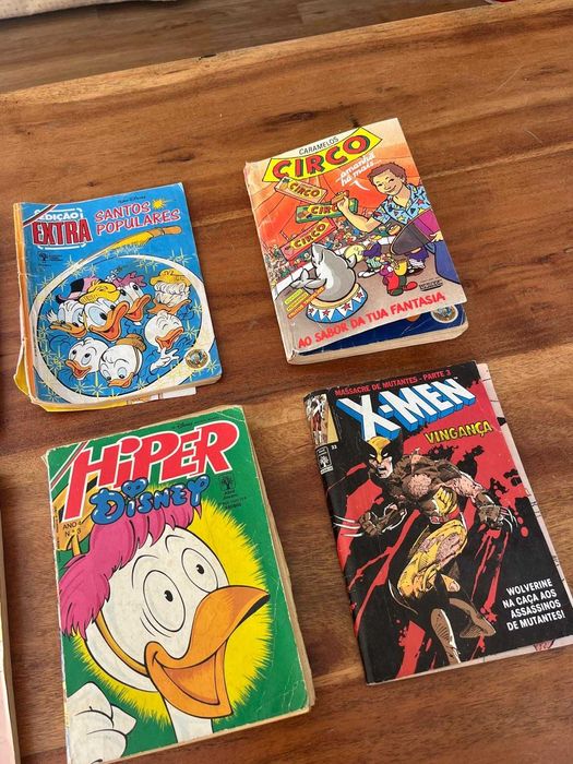 Livros de Banda Desenhada (X-MEN, HOMEM ARANHA, HULK, DISNEY)