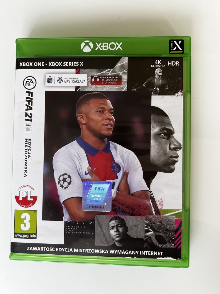 FIFA 21 Ekstraklasa Xbox one , serowa x PL stan idealny .